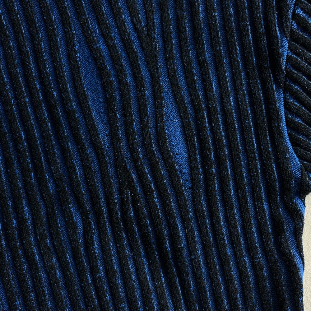 Ader Error Blue & Black Frank Turtleneck - image 4